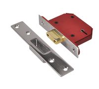 UNION StrongBOLT 2105S Cerradura de Mortaja de 5 Palancas, Acero Inoxidable