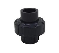 Union tubo pvc 20 25 32 40 50 63 75 90 110mm enlace union conexion manguito pvc conector adaptador racor union piscina para bomba filtro (Diámetro Interno 63mm)