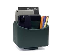 UnionBasic Organizador giratorio de control remoto/controlador de 360 grados, guía de TV giratoria/correo/organizador de escritorio de medios, soporte para carrito de escritorio, color verde vintage