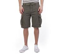 Unionbay Men's Survivor Belted Cargo Short, Military, 32