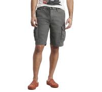 UNIONBAY Pantalón Corto Tipo Cargo con cinturón Survivor para Hombre, Tallas Regulares y Grandes y Altas, Grey Goose, 32
