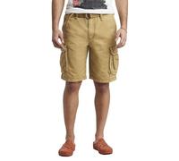 UNIONBAY Survivor Belted Cargo Short Pantalones Cortos, Centeno, 36 para Hombre