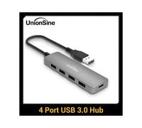 UnionSine 4 Port USB 3.0 Hub USB Hub High Speed Type C Splitter 5Gbps for PC Computer Accessories Multiport HUB 4 Ports