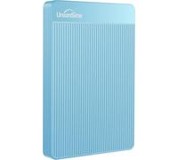 UnionSine Disco Duro Externo 500GB 2.5" USB3.0 Ultra Slim Portátil HDD Almacenamiento para PC, Mac, MacBook, Chromebook, Xbox, PS4 (Color Azul) HD2510