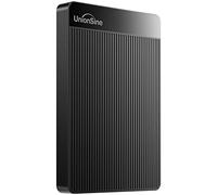 UnionSine Ultra Slim Disco Duro Externo Portátil 2.5" 750GB, USB3.0 SATA HDD Almacenamiento para PC, Mac, MacBook, Chromebook, Xbox, PS4 (Color Negro) HD2510