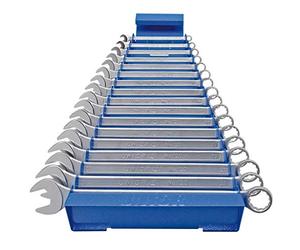 UNIOR 120/1MS-Juego de Llaves combinadas largas, en Expositor metálico-6-22/17