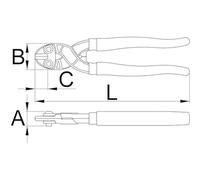 Unior 469SHARK/4ADP-Klešče ščipalne BOLTSHARK-200 marca