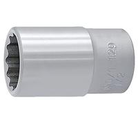Unior 603825 - Llave de Vaso 1/2" 12 Caras 23 mm Serie 190/1