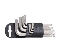 UNIOR 607853 - Juego de 9 llaves allen en colgador de plástico de 1,5 a 10 mm serie 220/3SPH