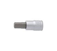 UNIOR 607901 - Llave de vaso 1/4" con punta de destornillador hexagonal 6 mm serie 187/2HX