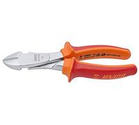 UNIOR 610428 - Alicate Corte Diagonal Reforzado Aislado VDE 180 mm Serie 466/1VDEBI