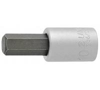 UNIOR 612086 - Llave de vaso 3/8" con punta hexagonal 10 mm serie 236/2HX
