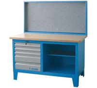 Unior 612329 - Armario para Banco de Trabajo 946A-946C 1500x125x740 mm Serie 946C