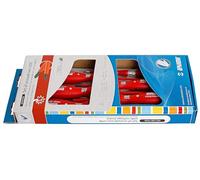 UNIOR 617045 - TVDE-Juego de 6 destornilladores aislados VDE con buscapolos en caja de cartón serie 603CS