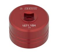 Unior Bike Tools Herramienta de ejes de pedalier 1671.16N rojo one_size