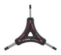 Unior Bike Tools Llave hexagonal en Y con bola 1781/2HXS rojo one_size