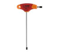 Unior Destornillador hexagonal con mango en T, métrico, 10 mm, rojo/naranja