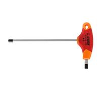 Unior Destornillador hexagonal con mango en T, métrico, 5 mm, rojo/naranja
