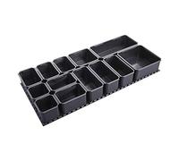 Unior SET.PB.990HPBMOD-Conjunto de cajas de plástico con base pade marca