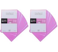 Unipapel 53392253. Recambios 100 Hojas A4, Cuadrículadas 5x5, Banda Color Rosa Claro, PaperClas90g, Papyrus - Unicolor 1 (Paquete de 2)