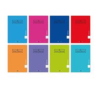 Unipapel 98421799. Pack 10 Libretas A4, 48 Hojas Cuadriculadas 4x4 mm, Tapa Polipropileno, Papyrus 12, Colores Surtidos Aleatorios