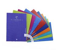 Unipapel 98422499. Pack 10 Libretas Escolares A4, 48 Hojas Lisas con Margen, Tapa Polipropileno, Guerrero, Colores Surtidos Aleatorios