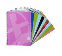 Unipapel 98440294.Pack de 10 Cuadernos en Espiral, Papel Milimetrado, Tapa Blanda Centauro 01 -Uniclasic, Tamaño Folio, 80 Hojas, 60 Gramos, Colores Surtidos Aleatorios