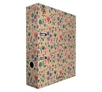 Unipapel - Archivador AZ, 2 Anillas con Palanca Kraft A4, 100% Reciclado, Lomo 65mm, Con Ollao y Rado, Uninature Design Holanda, FSC Recycled 100%, Perfecto para Oficina en Casa