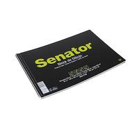 Unipapel | Bloc de Dibujo con Recuadro | Espiral | Tapa Plástico | Contratapa Flexible | 20 Hojas Microperforadas | Papel Ahuesado 150 gramos | Folio Prolongado | Acid Free | Certificado FSC | Senator