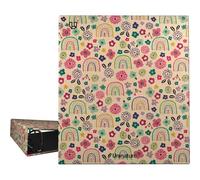 Unipapel - Carpeta Anillas Kraft Reciclado A4, 4 Argollas Mixtas 40mm, Uninature Design Hawai, FSC Recycled 100%, Perfecto Material Escolar y de Oficina
