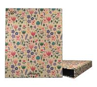 Unipapel - Carpeta de Anillas A4 Ecológica, Cartón y Papel, 100% Reciclada, 4 Anillas 25mm Forma D, Uninature Design Holanda, FSC Recycled 100%, Perfecta para Archivo Documentos y Notas