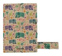 Unipapel - Carpeta Proyecto Uninature Design India, Tamaño Folio, 35x25x5cm, Cartón y Kraft 100% Reciclados, Certificado FSC Recycled 100%, Papelería Aesthetic Perfecta para Oficina en Casa