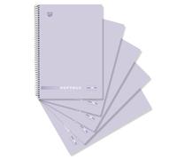 Unipapel - Pack 5 Cuadernos Hojas 1 Línea, Tamaño Folio, Papyrus Uniclasic
