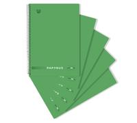 Unipapel - Pack 5 Cuadernos Hojas 1 Línea, Tamaño Folio, Papyrus Uniclasic