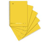 Unipapel - Pack 5 Cuadernos Hojas 1 Línea, Tamaño Folio, Papyrus Uniclasic