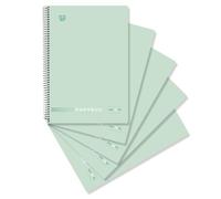 Unipapel - Pack 5 Cuadernos Hojas 1 Línea, Tamaño Folio, Papyrus Uniclasic
