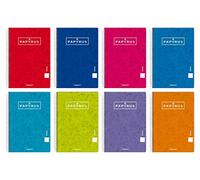 Unipapel Pack de 5 Cuadernos, Papyrus 03-Uniclasic, Papel 90g, 80 Hojas, Colores Surtidos Aleatorios