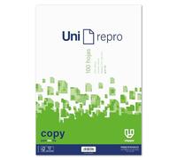 Unipapel Paquete de 100 Folios A4 Lisos de 90g, Papel Superresistente para Impresiones y Fotocopias, Gran Durabilidad en Oficinas, Escuelas y Hogares