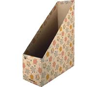 Unipapel | Revistero Sobremesa de Cartón y Papel Kraft 100% Reciclados | 255x95x335mm | Uninature Design | Tortugas | FSC Recycled 100%