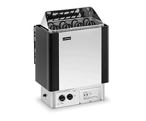 Uniprodo UNI_SAUNA_S6.0KW Horno de sauna para tamaño de sauna 5-9 m³ 6 kW Rango de temperatura de 30 a 110 °C Controlador incluido Estufa Eléctrica Calefactor Calentador para saunas