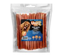 UNIQ PETS snacks para perros 2x500g Palitos de cordero