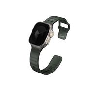 UNIQ STRIDE FKM - Correa de goma para reloj compatible con Apple Watch de 49 mm (verde)