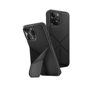 UNIQ Transforma - Funda para teléfono compatible con iPhone 15 Pro Max, compatible con carga magnética MagClick (negro)