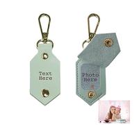 uniqicon Llavero Personalizado Con Foto, Porta Chaves Personalizados, Regalos Personalizados Originales Para Novio, Mujer, Pareja, Hombre, Padre, Aniversario Boda, Aniversario Pareja