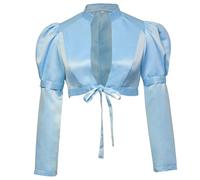 UniqKaliber Chaqueta Regency Spencer para Mujeres, Blusa de Cintura Alta Tops de Vestido de Baile Victoriano Costume