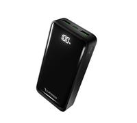 UNIQO Power LCD 20 K - Power Delivery 22,5 W (PD 3.0 PPS), Power Bank de 20.000 mAh, Pantalla LCD, USB-C, USB-A, PowerBank con Carga rápida, Cargador para iPhone, portátil de Viaje, Negro