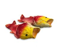 Uniqstore - Chanclas unisex con diseño de peces, para la playa y la ducha - Originales zapatillas de broma, ideales como regalo para mujeres y hombres, color, talla 43.5/44 EU