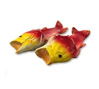 UNIQSTORE Tricky Fisch Sandalias con forma de pescado, zapatillas de estar por casa creativas, estilo de pez, para la playa, calzado inspirado en peces, para hombre, multicolor, 39/40 EU