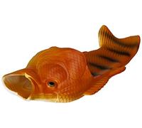 UNIQSTORE Tricky Fisch Sandalias con forma de pescado, zapatillas de estar por casa creativas, estilo de pez, para la playa, calzado inspirado en peces, para hombre, naranja, 40/41 EU