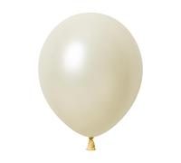 Unique 88214 - Globos de látex perlados, 30 cm, color marfil, 50 unidades (paquete de 1)